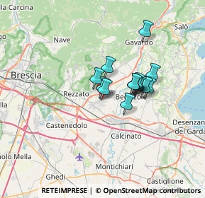 Mappa Via Marenzio Luca, 25080 Mazzano BS, Italia (4.45857)