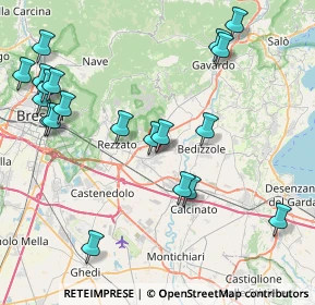 Mappa Via Marenzio Luca, 25080 Mazzano BS, Italia (9.643)