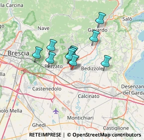 Mappa Via Marenzio Luca, 25080 Mazzano BS, Italia (4.54455)