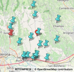 Mappa Via Giovanni XXIII, 37039 Tregnago VR, Italia (9.025)