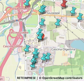 Mappa Via Olgettina Milano, 20132 Milano MI, Italia (0.5475)