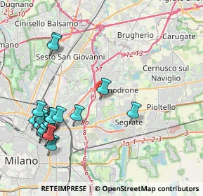 Mappa Via Olgettina Milano, 20132 Milano MI, Italia (4.8445)