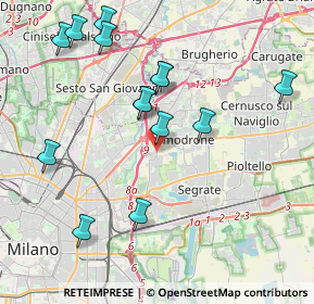 Mappa Via Olgettina Milano, 20132 Milano MI, Italia (4.215)