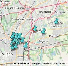 Mappa Via Olgettina Milano, 20132 Milano MI, Italia (4.752)