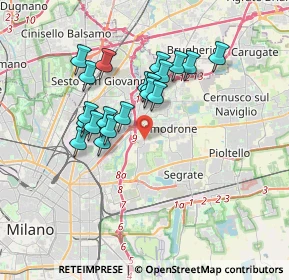 Mappa Via Olgettina Milano, 20132 Milano MI, Italia (3.016)