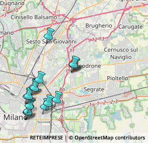 Mappa Via Olgettina Milano, 20132 Milano MI, Italia (4.66471)