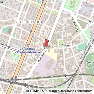Mappa Via Privata Elio Reguzzoni,  5, 20125 Milano, Milano (Lombardia)