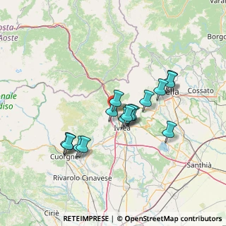 Mappa Via Fossale, 10013 Borgofranco d'Ivrea TO, Italia (12.25938)