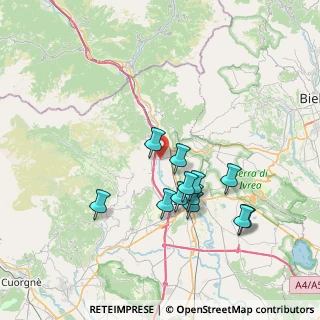 Mappa Via Fossale, 10013 Borgofranco d'Ivrea TO, Italia (6.78167)