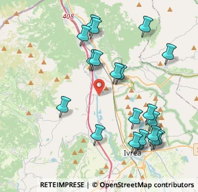 Mappa Via Fossale, 10013 Borgofranco d'Ivrea TO, Italia (4.2745)