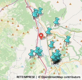 Mappa Via Fossale, 10013 Borgofranco d'Ivrea TO, Italia (4.2765)