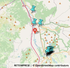 Mappa Via Fossale, 10013 Borgofranco d'Ivrea TO, Italia (4.9485)