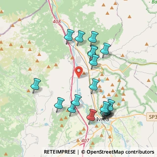 Mappa Via Fossale, 10013 Borgofranco d'Ivrea TO, Italia (4.0895)