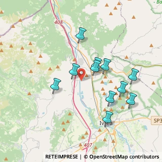 Mappa Via Fossale, 10013 Borgofranco d'Ivrea TO, Italia (3.51364)