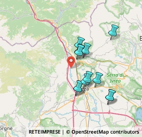 Mappa Via Fossale, 10013 Borgofranco d'Ivrea TO, Italia (6.195)