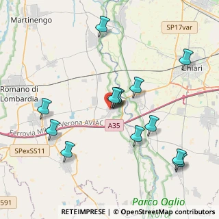 Mappa Viale della Vittoria, 24054 Calcio BG, Italia (4.04462)