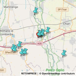 Mappa Viale della Vittoria, 24054 Calcio BG, Italia (3.7525)