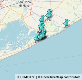 Mappa Via Meduse, 30016 Lido di Jesolo VE, Italia (3.42538)