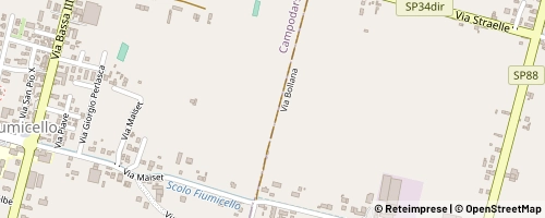 Mappa Villanova di Camposampiero