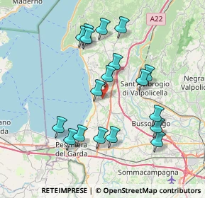 Mappa Via Sant'Antonio, 37017 Lazise VR, Italia (7.47056)