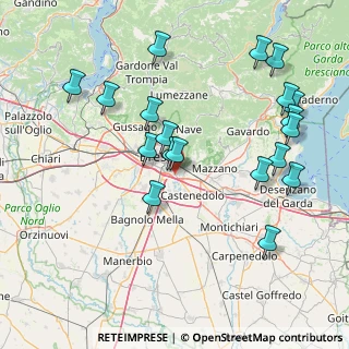 Mappa Via Cadizzoni, 25134 Brescia BS, Italia (17.20421)