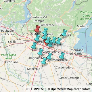Mappa Via Cadizzoni, 25134 Brescia BS, Italia (9.06267)