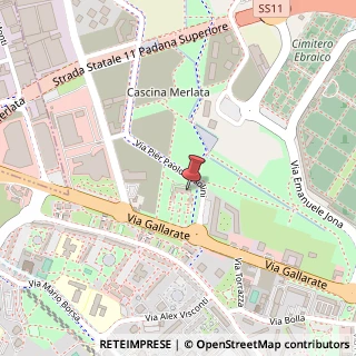Mappa Via Pier Paolo Pasolini, 3, 20151 Milano, Milano (Lombardia)