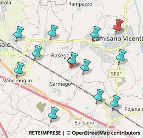 Mappa Via Monteverdi, 36040 Grumolo delle Abbadesse VI, Italia (2.27083)