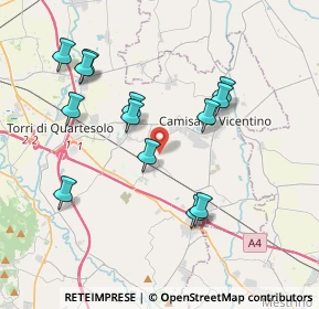 Mappa Via Monteverdi, 36040 Grumolo delle Abbadesse VI, Italia (3.76154)