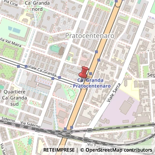Mappa Viale Ca' Granda, 2, 20162 Milano, Milano (Lombardia)