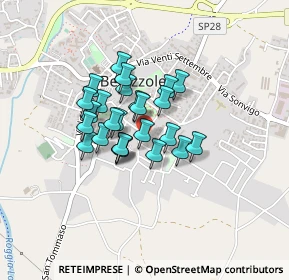 Mappa Via Signorina, 25081 Bedizzole BS, Italia (0.284)