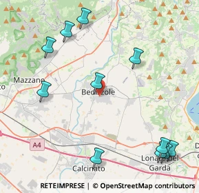 Mappa Via Signorina, 25081 Bedizzole BS, Italia (5.25)