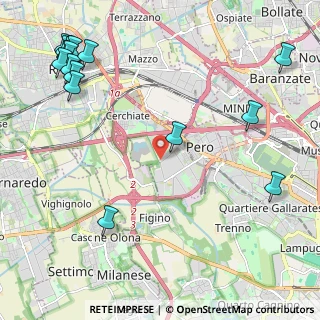Mappa Via del Carroccio, 20016 Pero MI, Italia (3.12824)