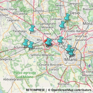 Mappa Via del Carroccio, 20016 Pero MI, Italia (6.73182)
