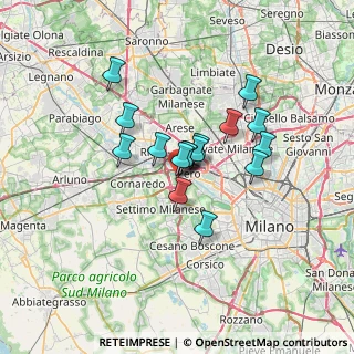 Mappa Via del Carroccio, 20016 Pero MI, Italia (4.84875)