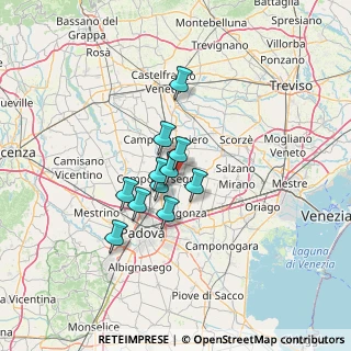Mappa Via Piave, 35011 Campodarsego PD, Italia (8.89273)