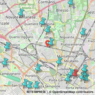 Mappa Via Cevedale, 20158 Milano MI, Italia (3.3685)