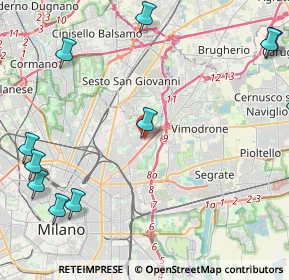Mappa Via Giulietti Giuseppe Maria, 20132 Milano MI, Italia (6.31917)