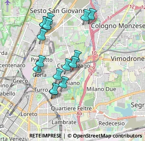 Mappa Via Privata G. M, 20132 Milano MI, Italia (1.78)