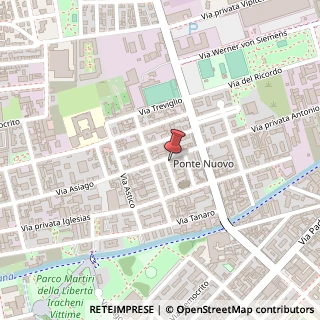 Mappa Via Privata Federico Jarach, 10, 20128 Milano, Milano (Lombardia)