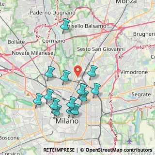 Mappa Via Salvatore Pianell, 20125 Milano MI, Italia (3.84143)