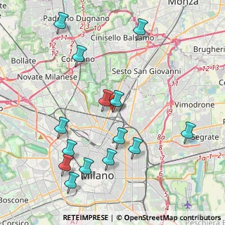 Mappa Via Salvatore Pianell, 20125 Milano MI, Italia (4.59071)