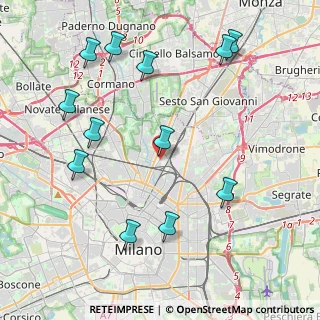 Mappa Via Salvatore Pianell, 20125 Milano MI, Italia (4.75417)
