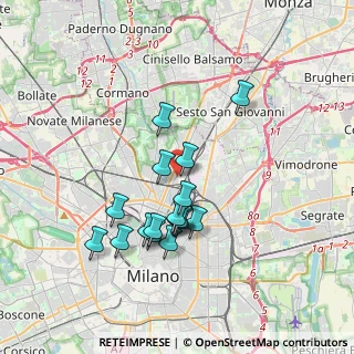Mappa Via Salvatore Pianell, 20125 Milano MI, Italia (3.20353)