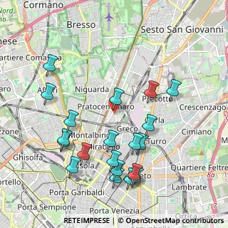 Mappa Via Salvatore Pianell, 20125 Milano MI, Italia (2.19)