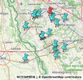 Mappa Via Rossetti, 20012 Cuggiono MI, Italia (6.98529)