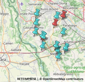 Mappa Via Rossetti, 20012 Cuggiono MI, Italia (6.53353)