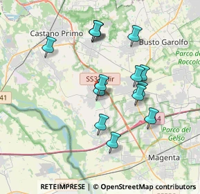 Mappa Via Rossetti, 20012 Cuggiono MI, Italia (3.32714)