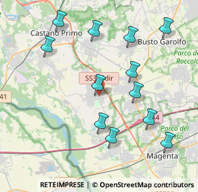 Mappa Via Rossetti, 20012 Cuggiono MI, Italia (4.21917)