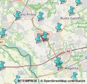 Mappa Viale Roma, 20012 Cuggiono MI, Italia (6.43)
